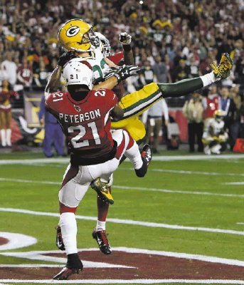 Packers-Cardinals NFC Divisional - Larry Fitzgerald 75-Yard Run After Aaron  Rodgers Hail Mary