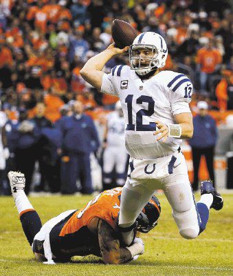 Who wins if Andrew Luck was on the Broncos, and Peyton Manning was