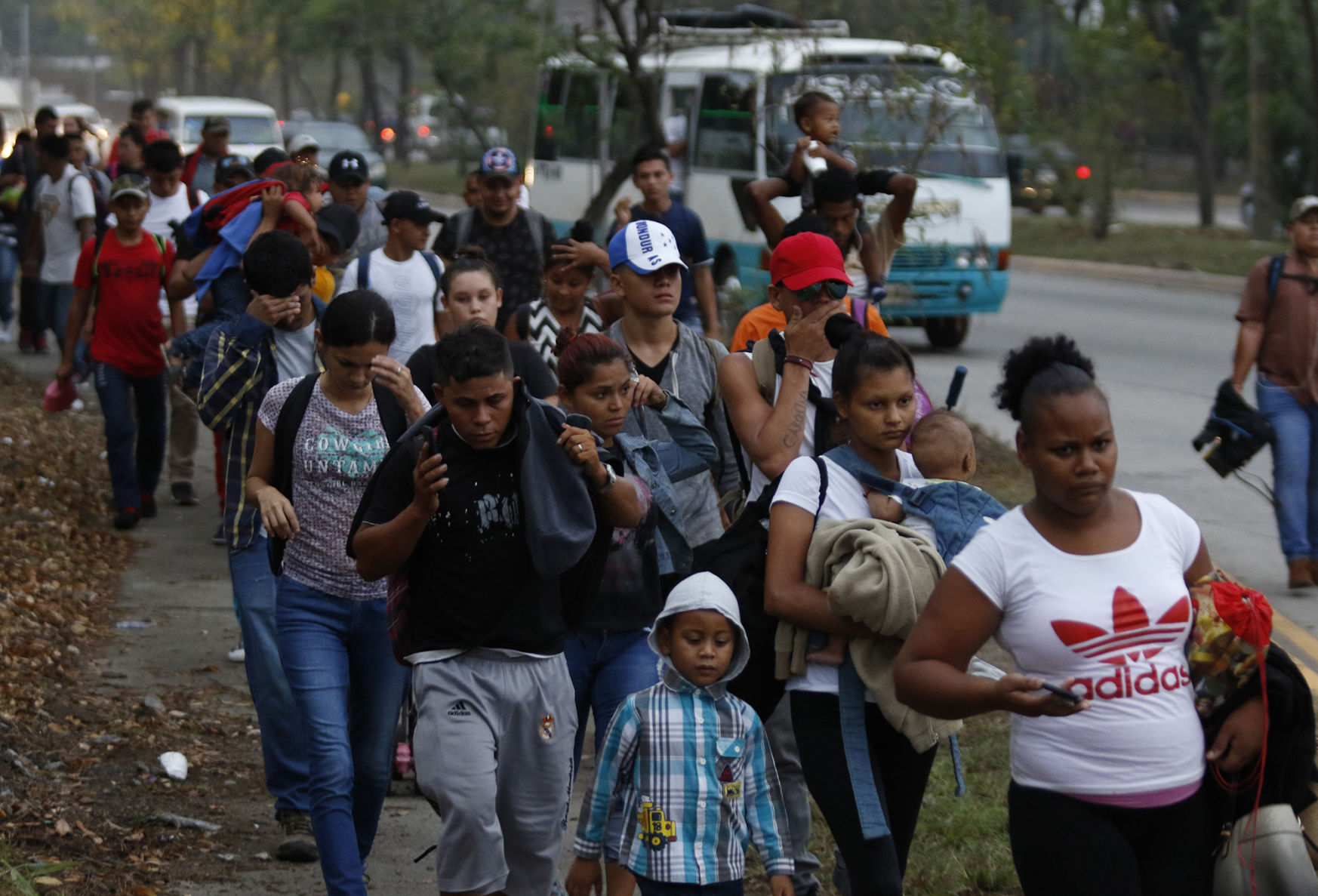 Violence poverty reign in Honduran city where caravans form