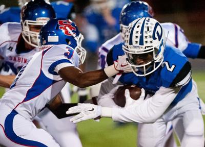 daingerfield journal chism sabine runs keke thursday ball november during game their