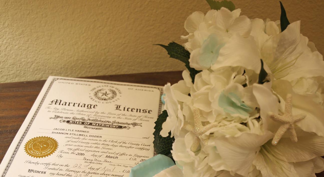 Marriage license