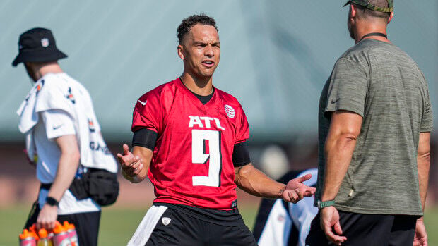 Falcons Starting QB Desmond Ridder is switching to No. 9, the same