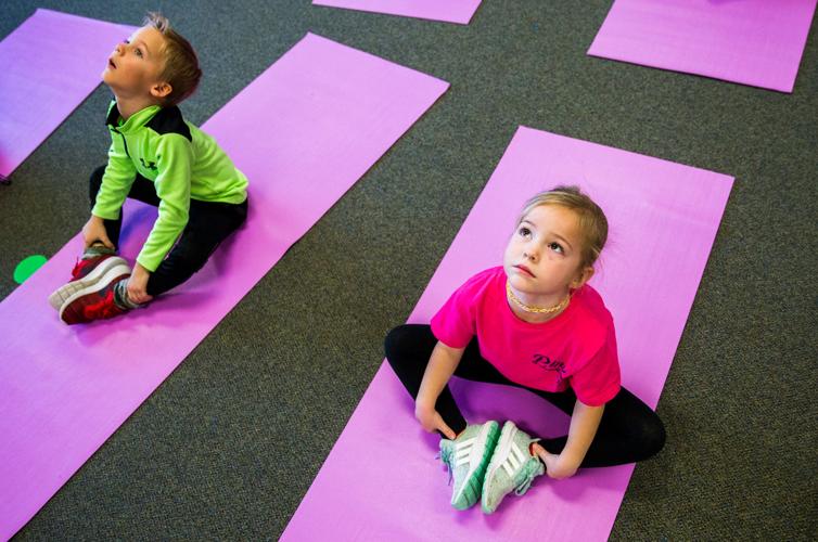 Middle School yoga class stretches beyond PE requirements