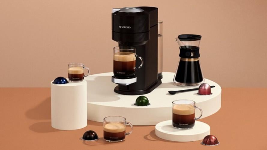Nespresso Vertuo Espresso & Coffee Maker w/ 62 Capsules & Milk