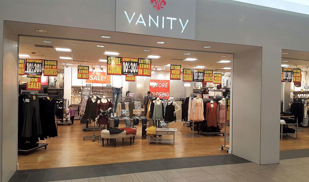 Vanity Shop Closing Mall Store All Other 136 Locations In U S