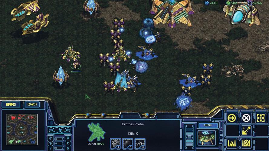 StarCraft is a deep, complicated war strategy game. Google's