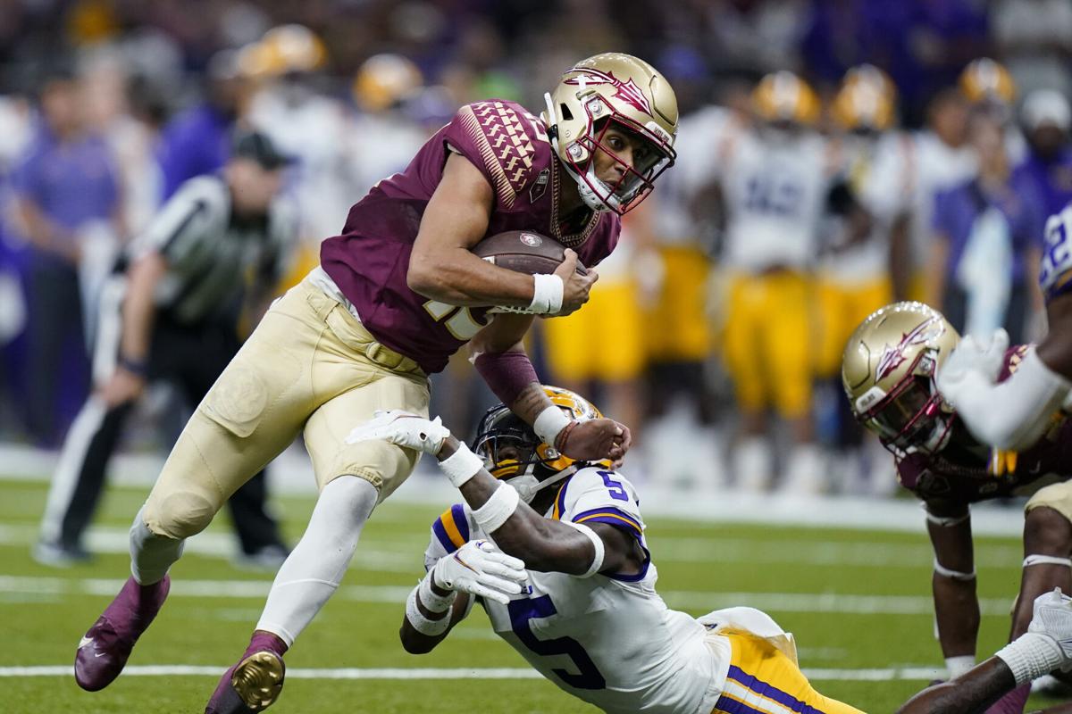 Florida State blocks PAT with no time left to beat LSU 24-23 in