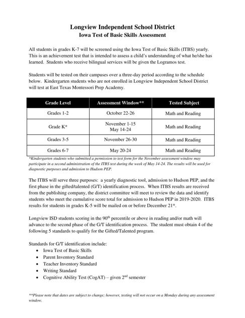 Answer Line More On Hudson PEP Testing Answer Line News