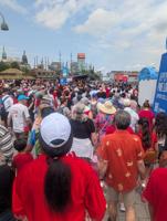 City marks Canada Day with festive walk to Old Port