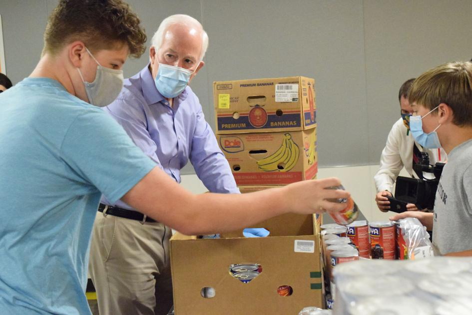 Cornyn visits East Texas Food Bank to discuss impact of federal relief funding