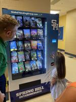 Spring Hill Intermediate School receives donation of book vending machine