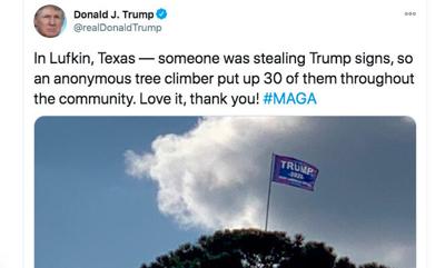 Trump Tweets About Stolen East Texas Signs Elections News Journal Com