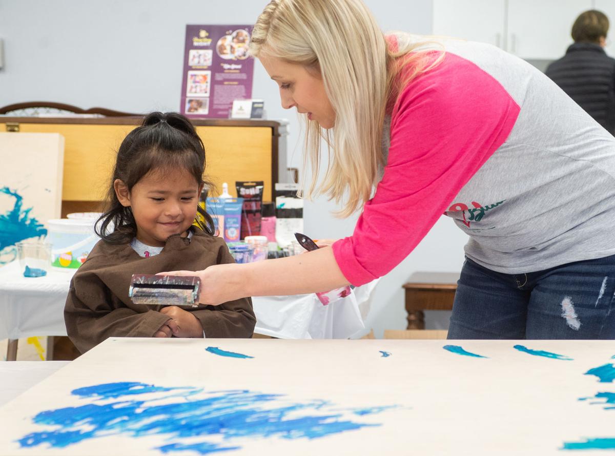 Asbury House Children Create Paintings With Local Artists Local