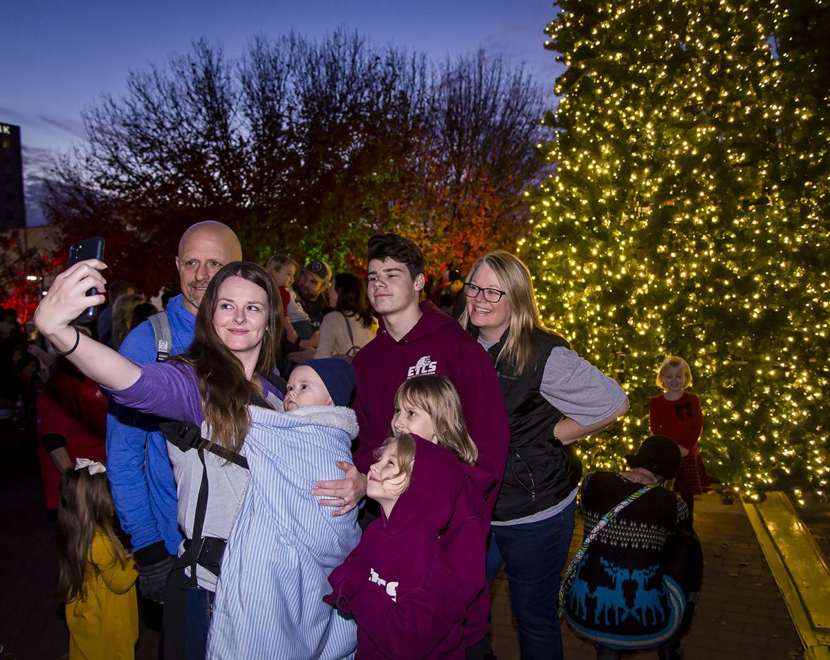 Community Tree Lighting Festivities Draw Hundreds To Downtown