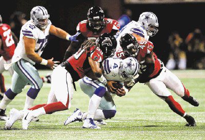 Falcons romp past Cowboys, 27-7 - The Columbian