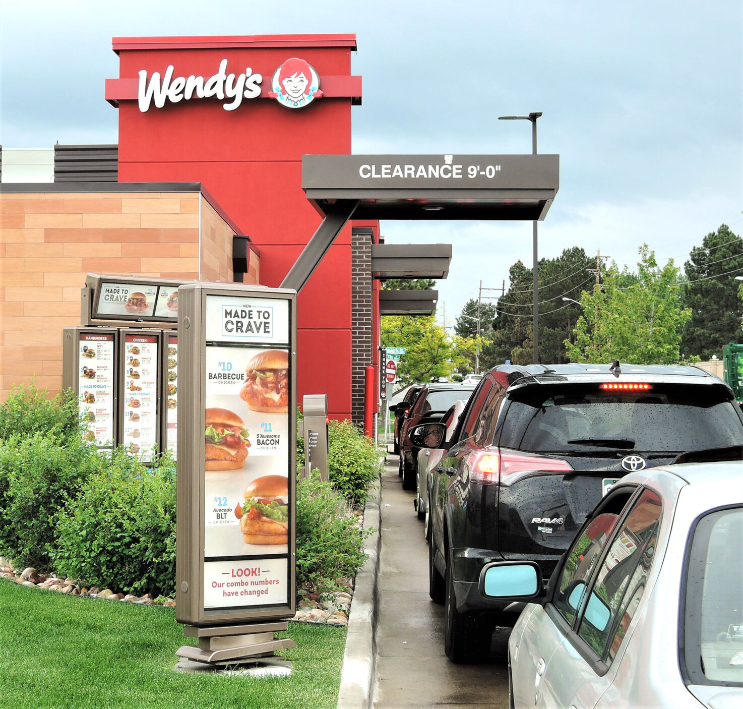 Wendy's drive store thru menu