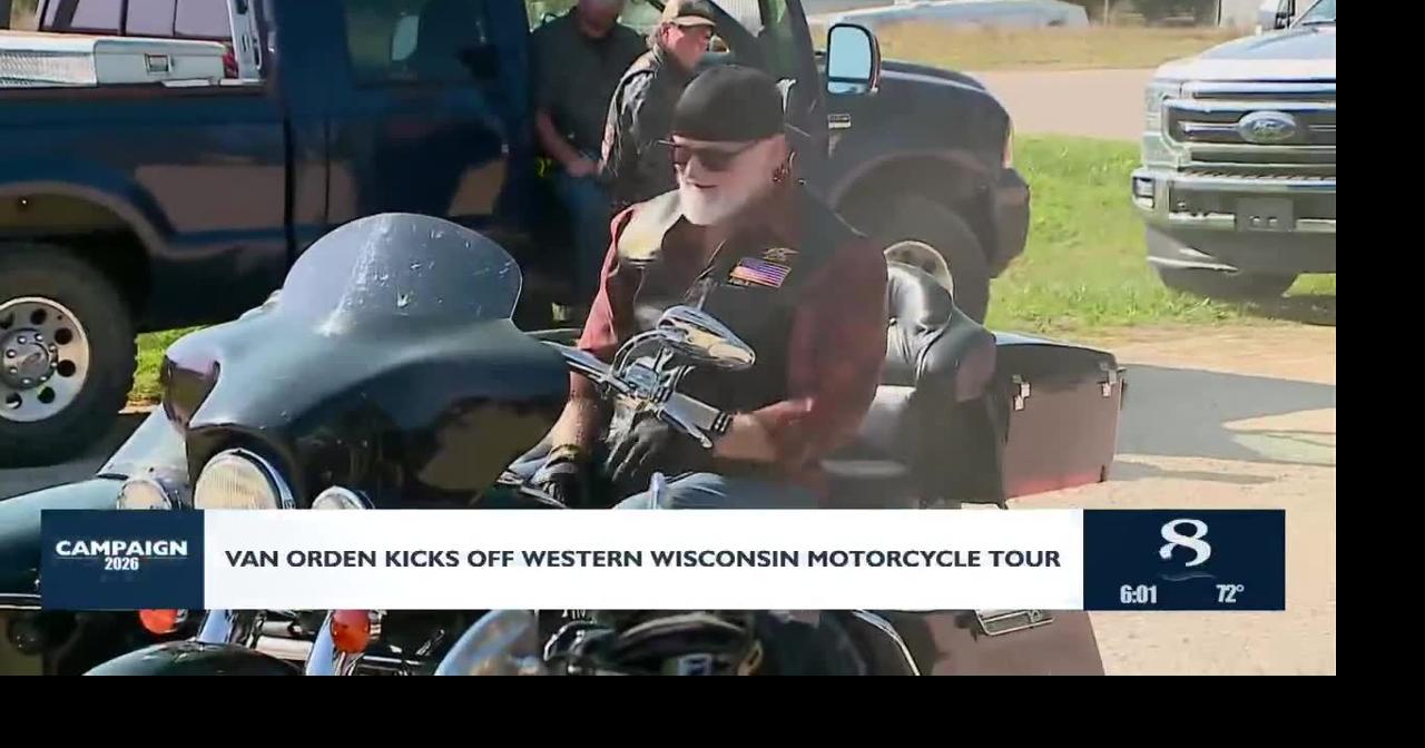 Van Orden Kicks Off Western Wisconsin Motorcycle Tour | News | news8000.com