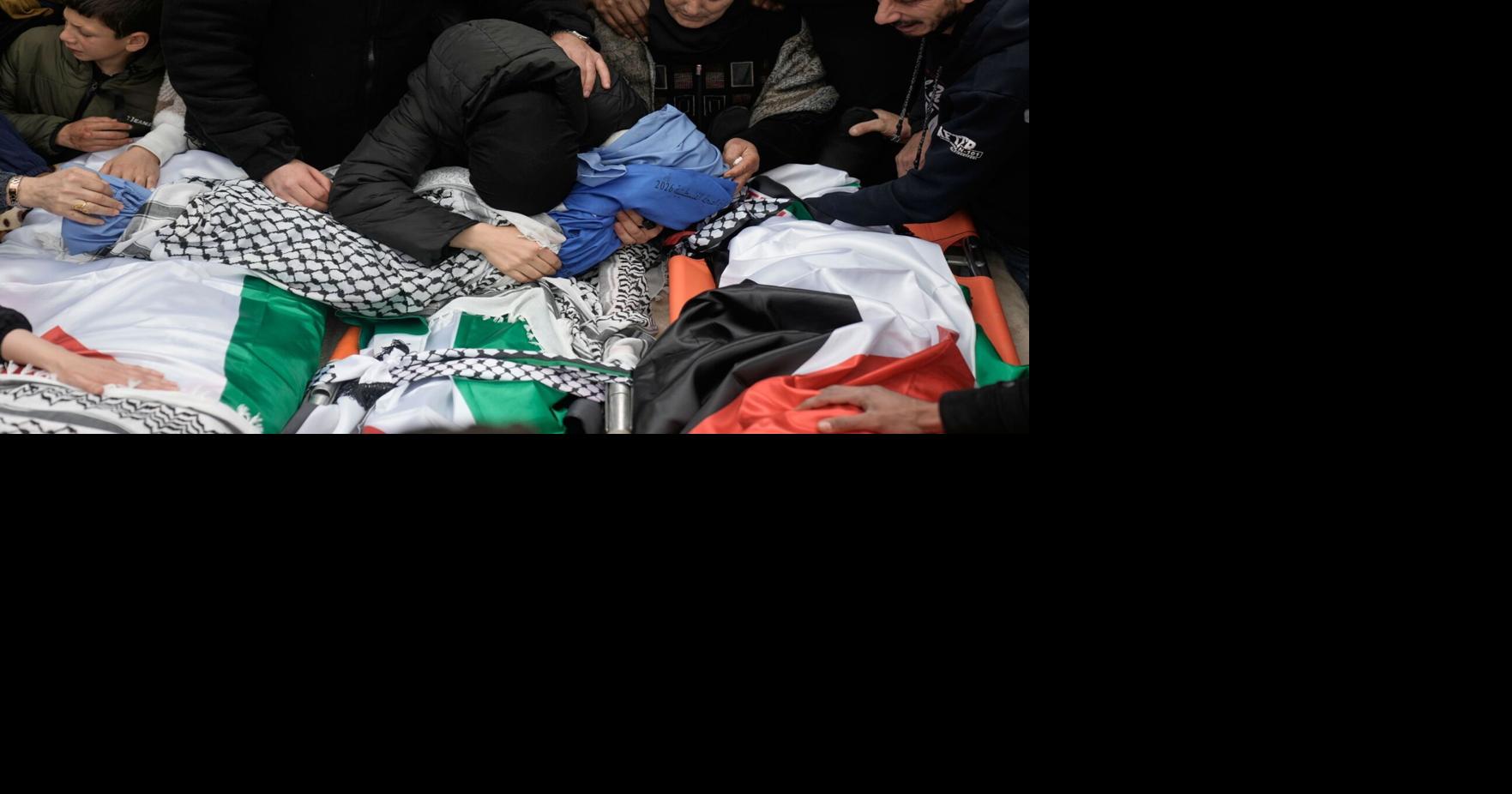 Israeli forces shoot and kill 4 members of Palestinian family, officials say, after opening fire on car in West Bank