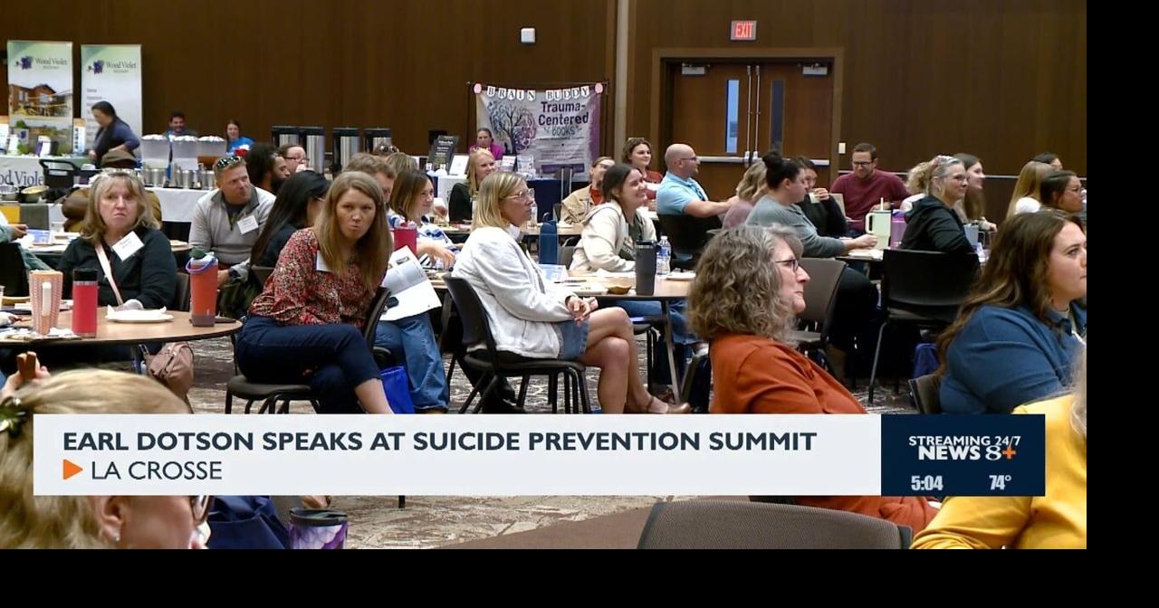 Earl Dotson Speaks at Suicide Prevention Summit | News | news8000.com