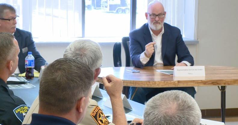 Law enforcement officials join Rep. Van Orden for roundtable in West Salem - Vimarsana News