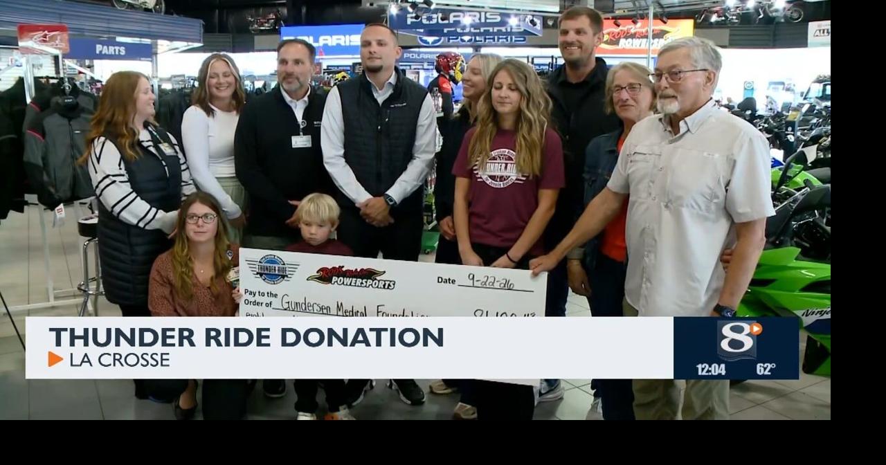 Thunder ride donation | News | news8000.com