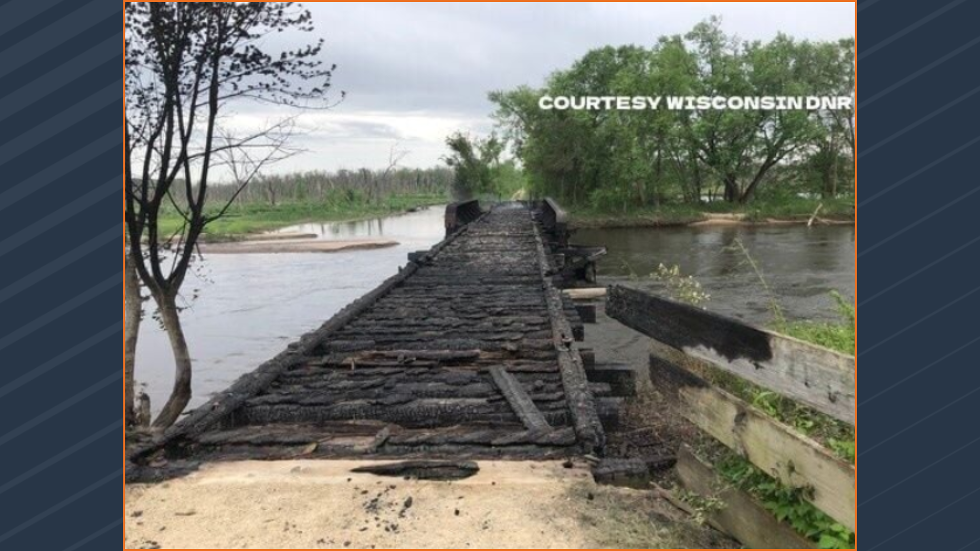 DNR seeking tips on Tank Creek Bridge fire | Local News | news8000.com