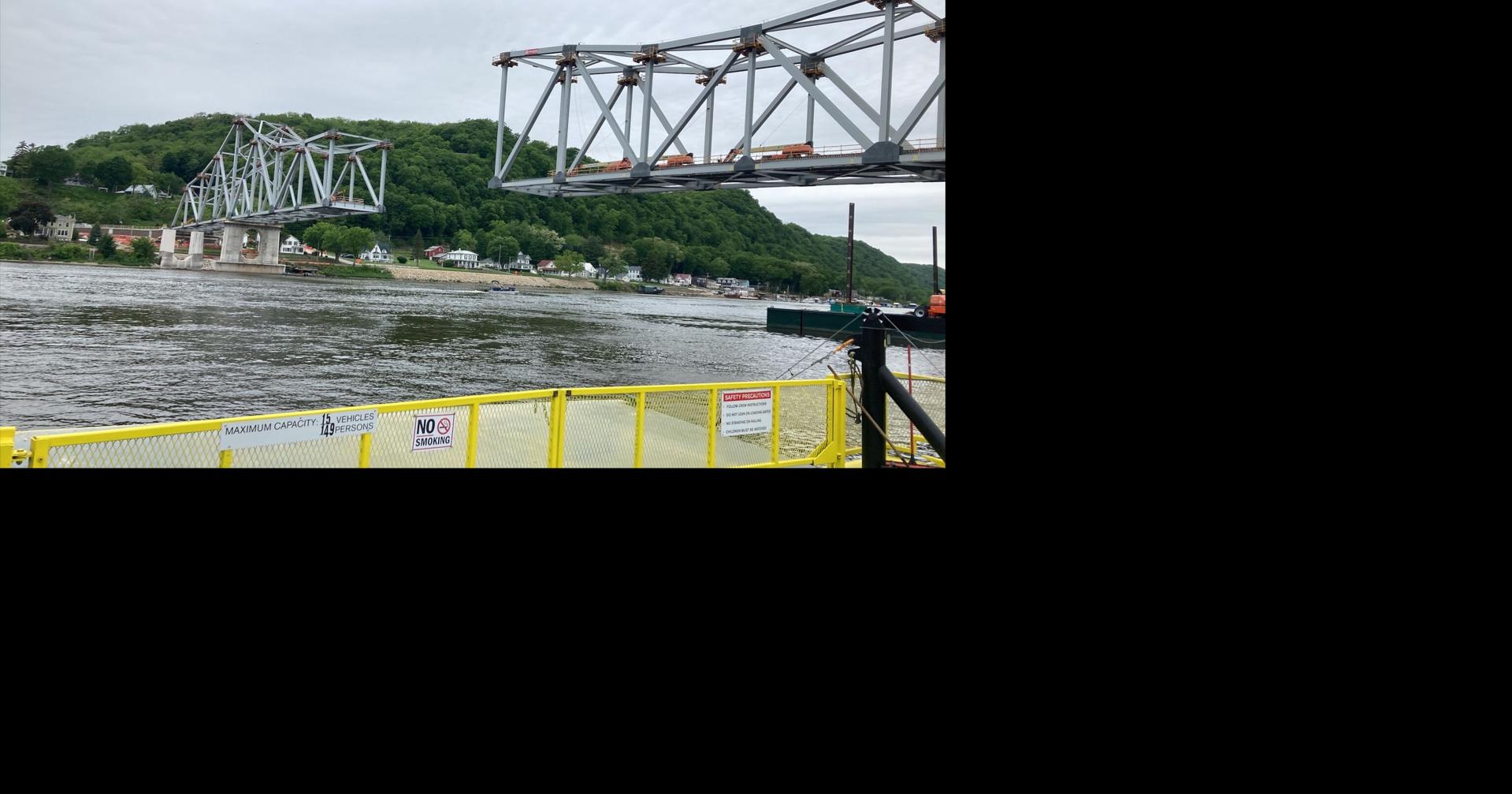 Bridge work will close Mississippi River ferry next week