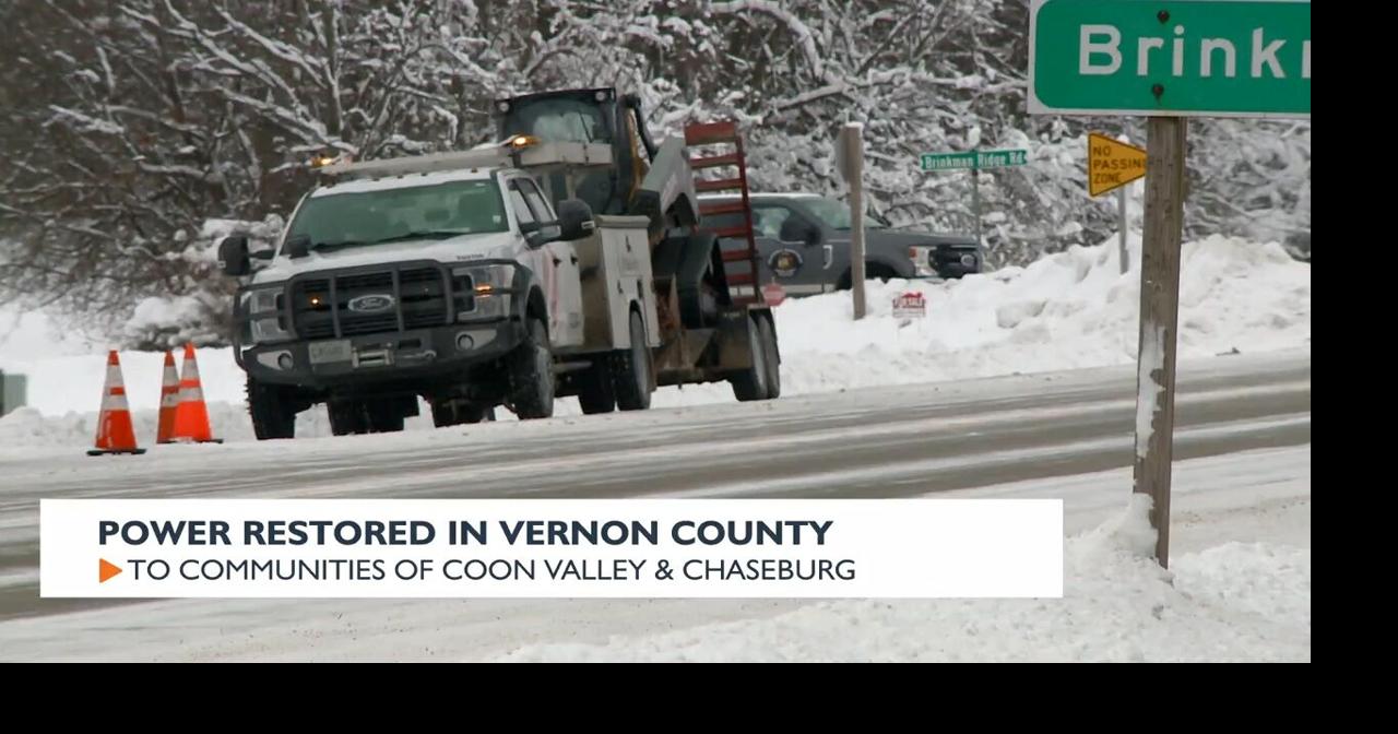Power restored in Coon Valley, Chaseburg areas Local News