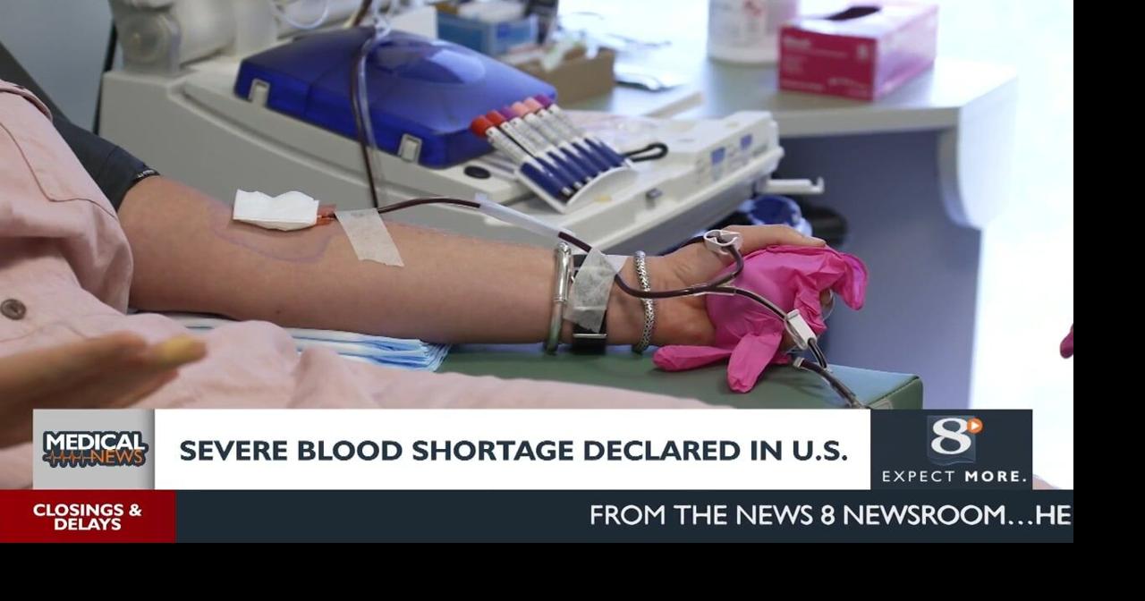 Health headlines: Severe blood shortage declared in U.S.