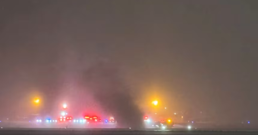 Private jet carrying 8 people crashes at Bangor , Maine , airport , FAA says