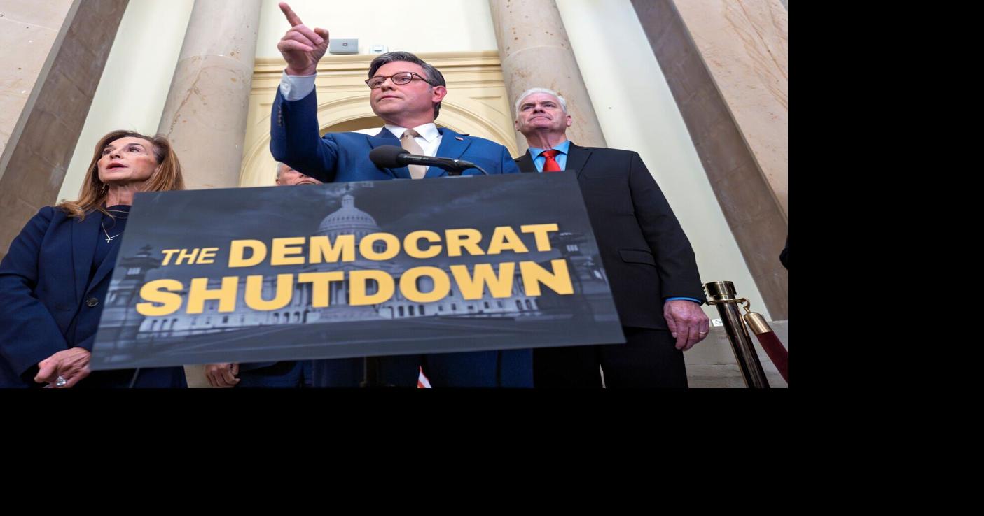 The blame game is on at federal agencies, where political messages fault Dems for shutdown