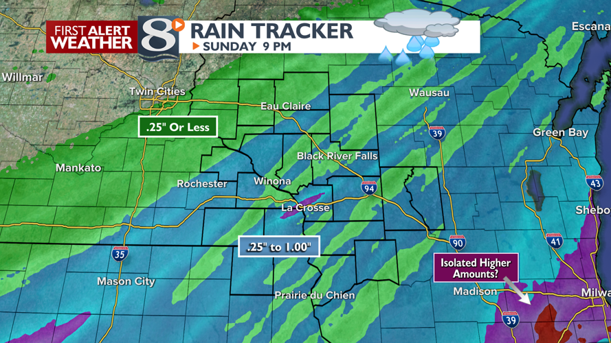 Much Cooler Today with Periods of Showers -Bill Graul | | news8000.com