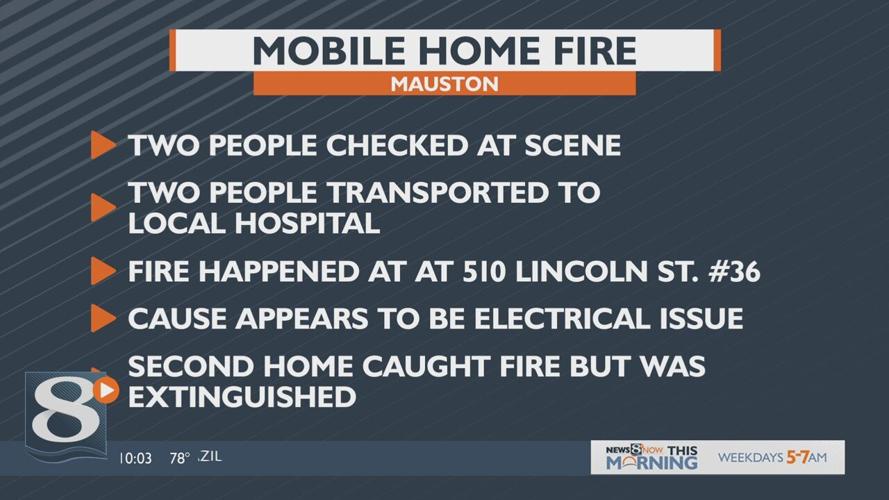 Mauston mobile home considered total loss after morning fire | Crime ...