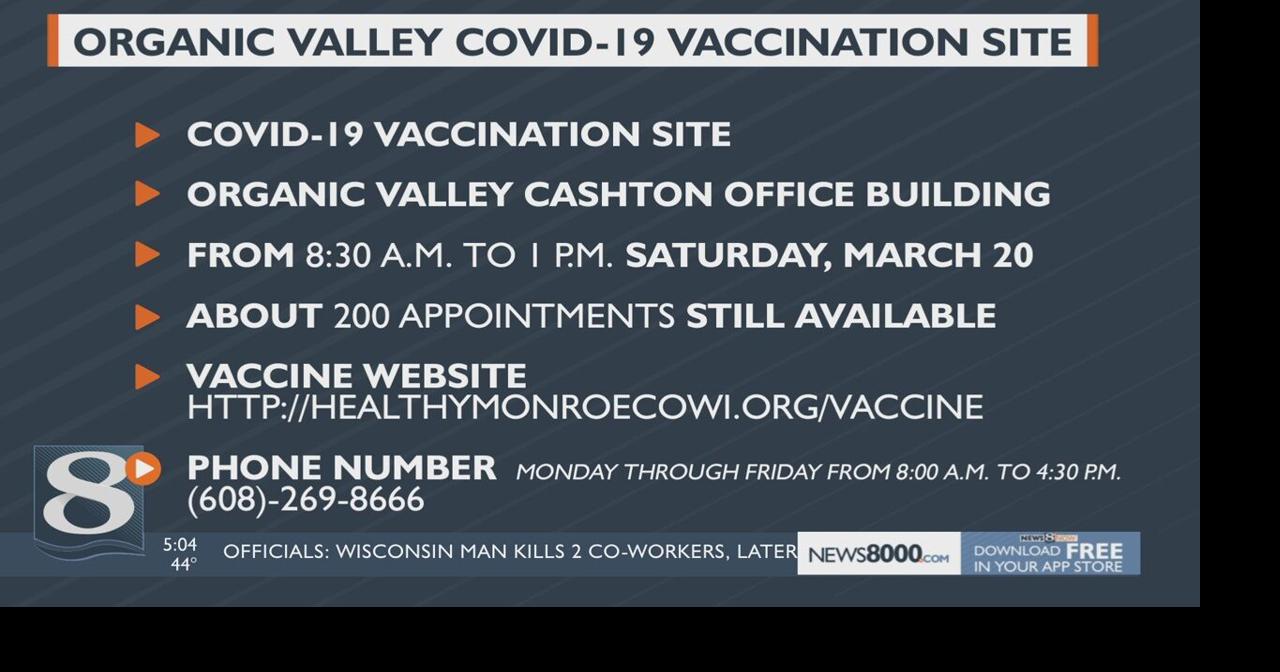Organic Valley office building in Cashton hosting COVID19 vaccination