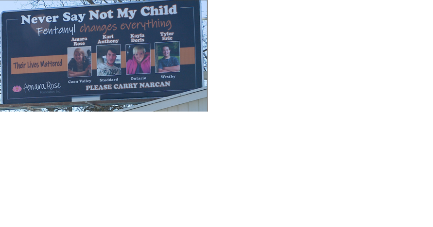 Viroqua billboard brings powerful message about fentanyl overdoses - Vimarsana News