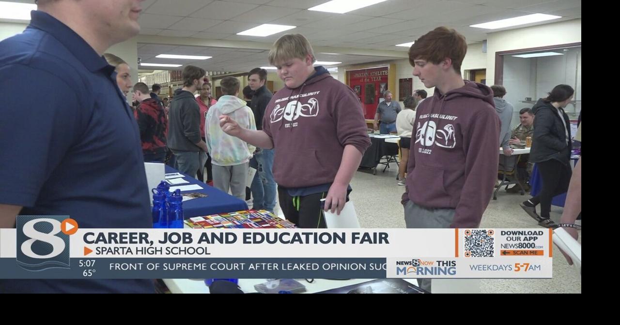 Sparta High School students learn about opportunities at job fair