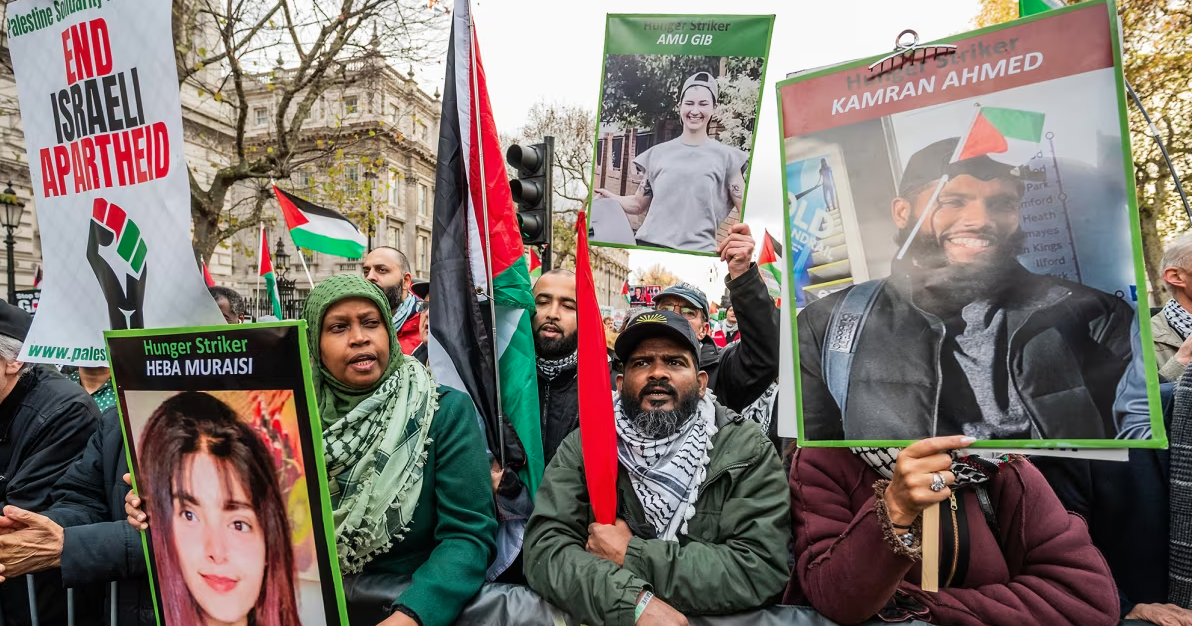 Pro-Palestinian activists are carrying out one of the UK’s longest ever hunger strikes. Their families say they won’t stop