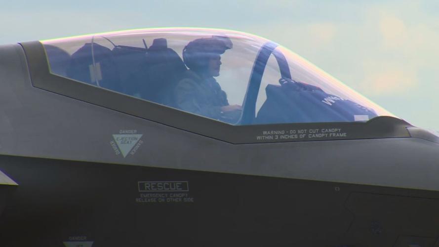 'One of the most exciting days in Fighter Wing history' F35 jets