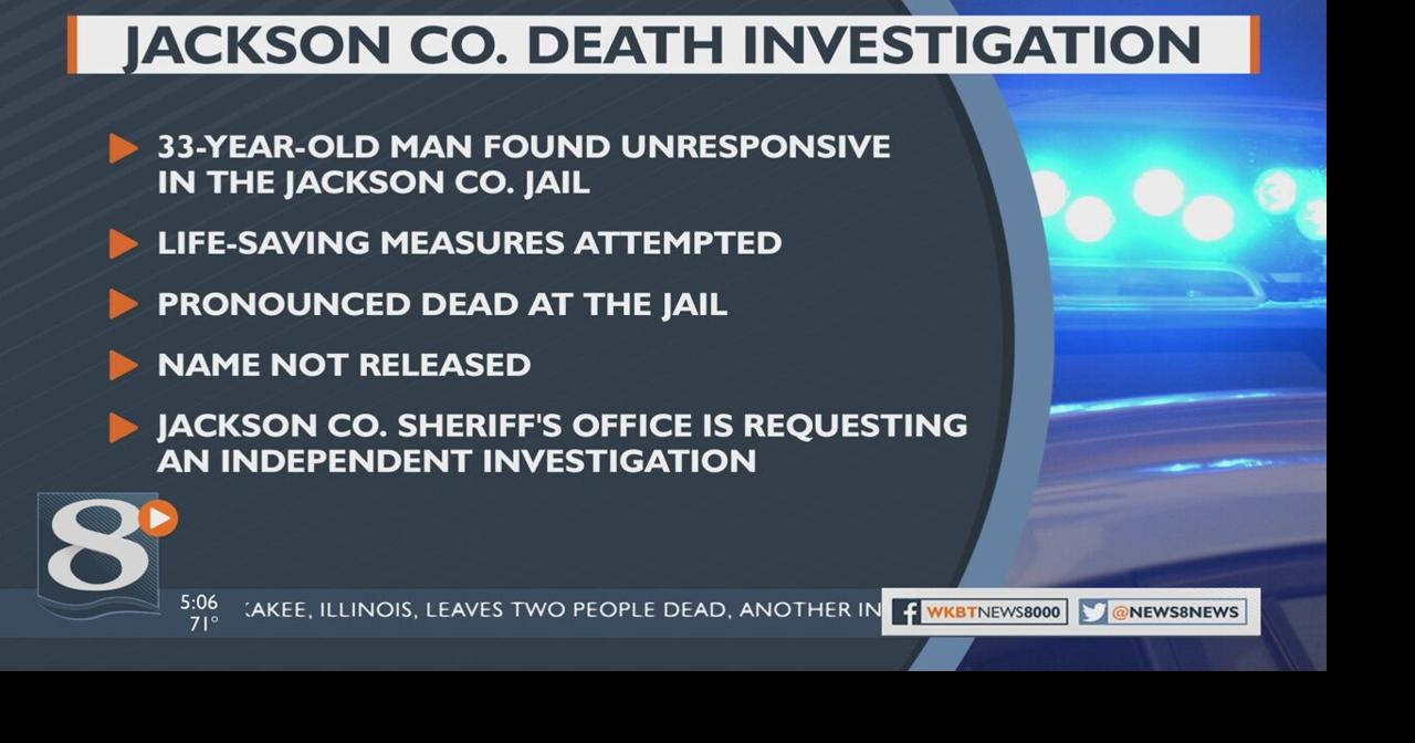 Man dies Thursday at Jackson County Jail in Black River Falls Crime