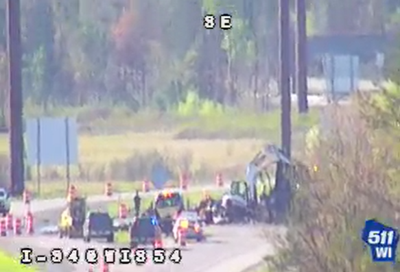 UPDATE: All lanes open after semi crash near Black River Falls shuts ...