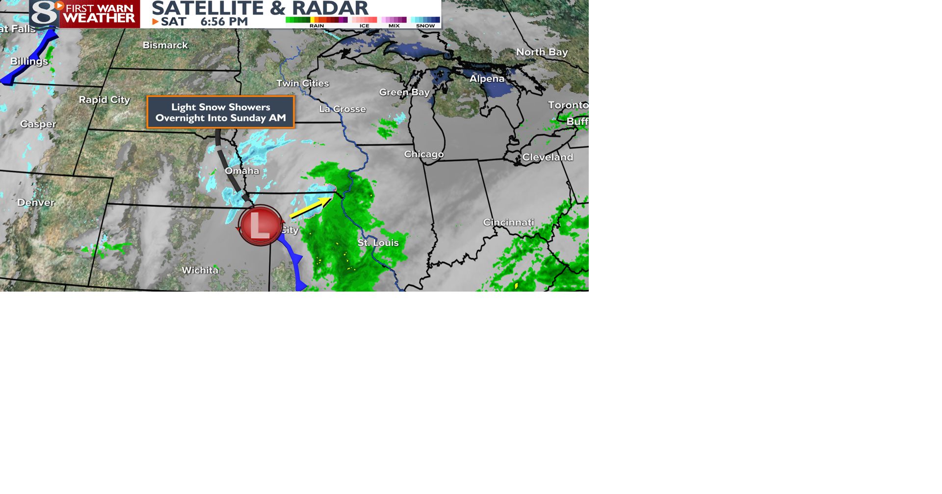 Light Rain or Drizzle this Evening... then Light Snow Showers Overnight ...