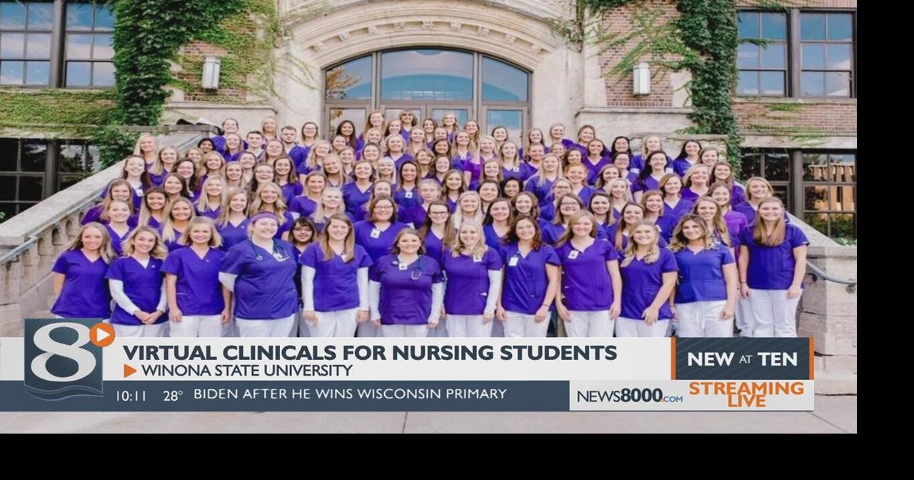 Winona State nursing students use online clinical experience to help