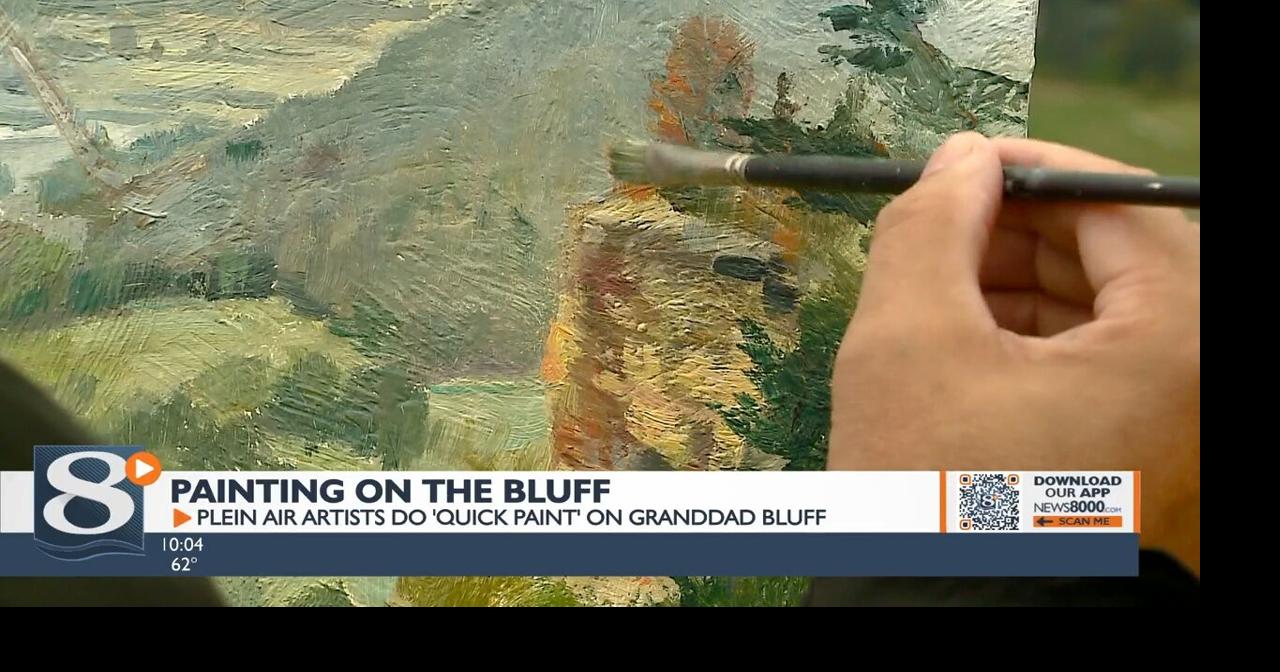 Plein Air artists do ‘quick paint’ on Granddad Bluff in La Crosse for ...
