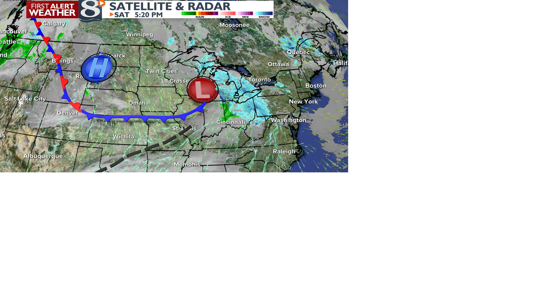 Sunnier Skies Sunday with Seasonable Temperatures  -Derek Sibley