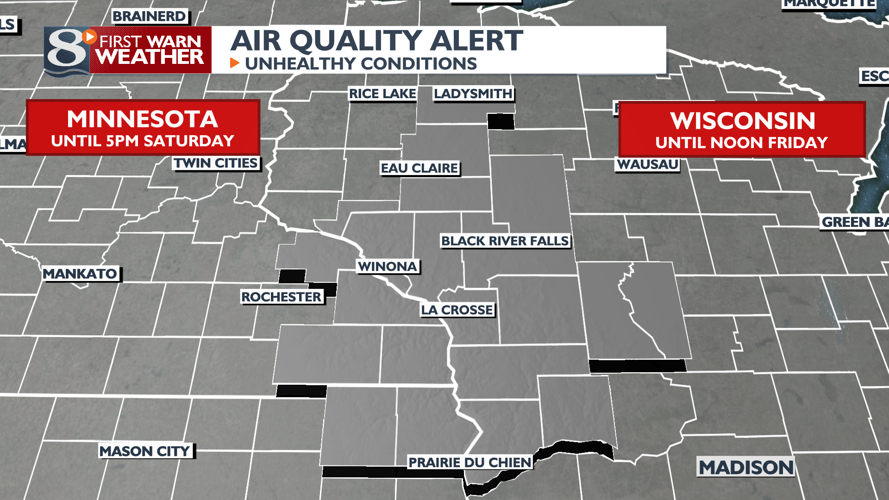 Hazy skies finish the week out | Forecast | news8000.com