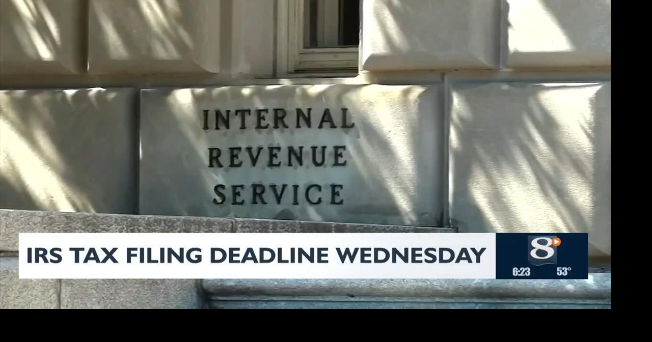Consumer News: IRS tax filing deadline Wednesday