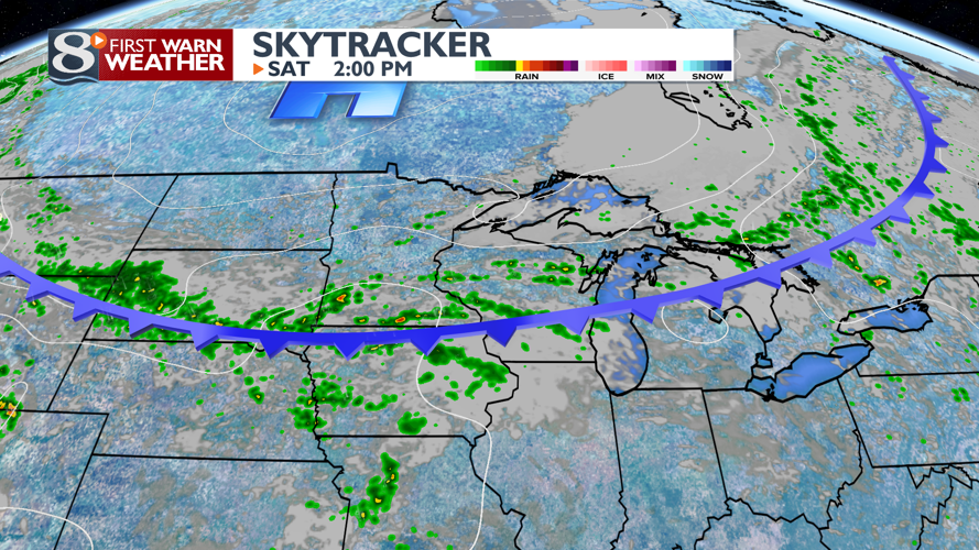 Mainly Sunny and Warmer Today. Wetter Conditions Tomorrow | | news8000.com