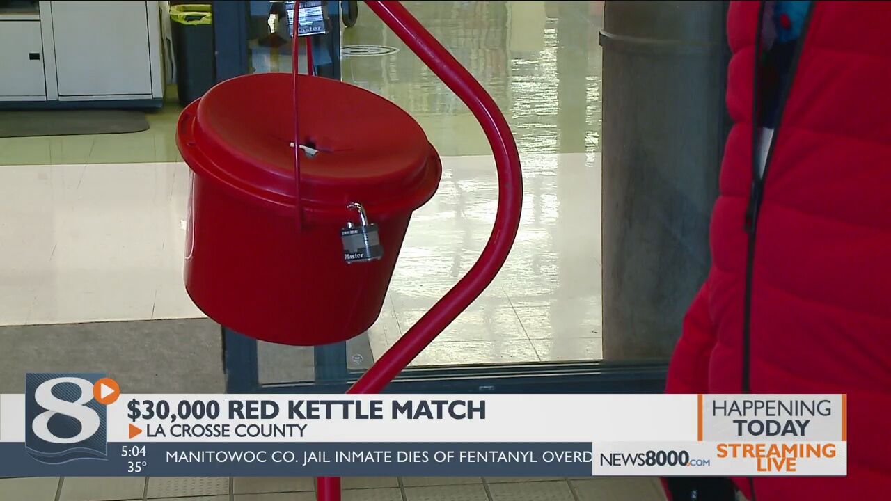 THIS WEEKEND: Donations to be matched at local Salvation Army Red Kettles