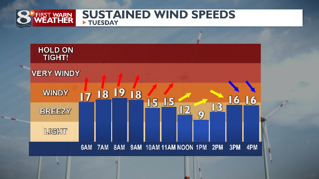 A cold to near seasonal roller coaster with snow and breezy winds ...