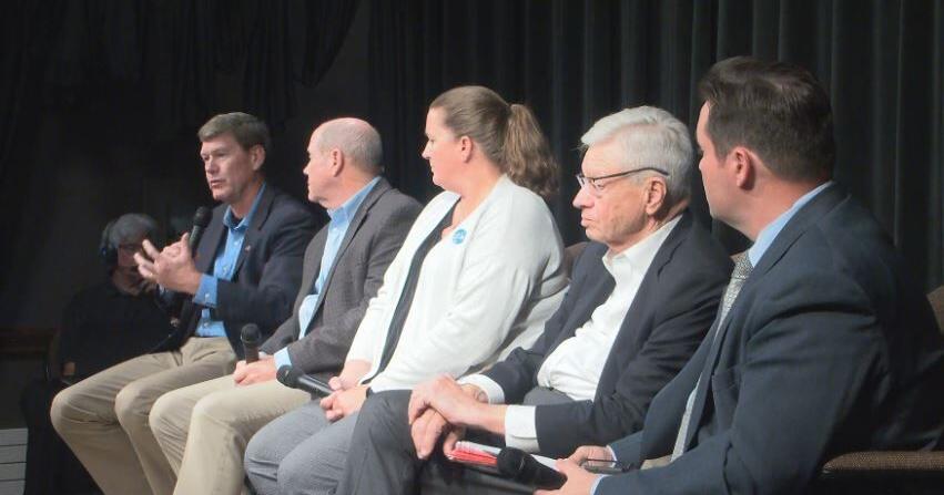 Former congressmen join La Crosse County Clerk Ginny Dankmeyer for an